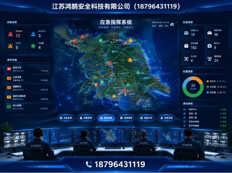 那曲消防通信指挥展示图